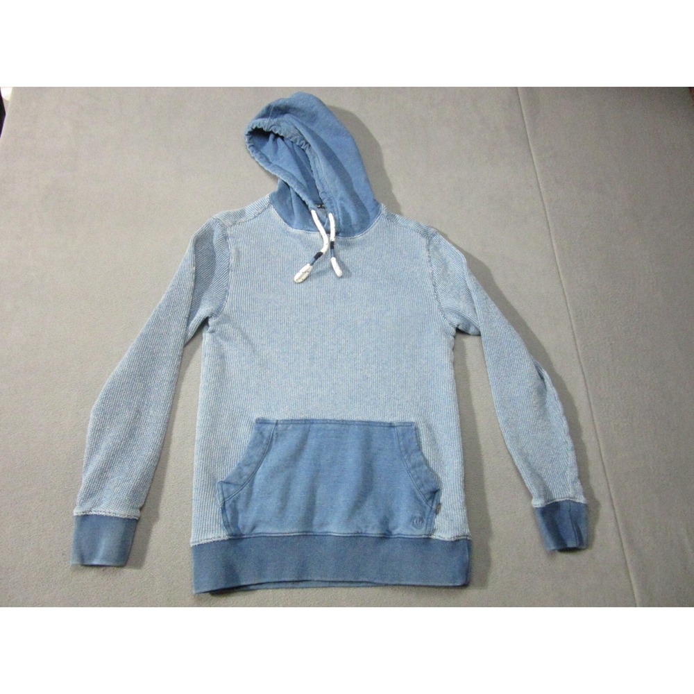 FatFace Hoodie Women XS Blue Excellent Knitted Long Sleeve Pullover Pockets